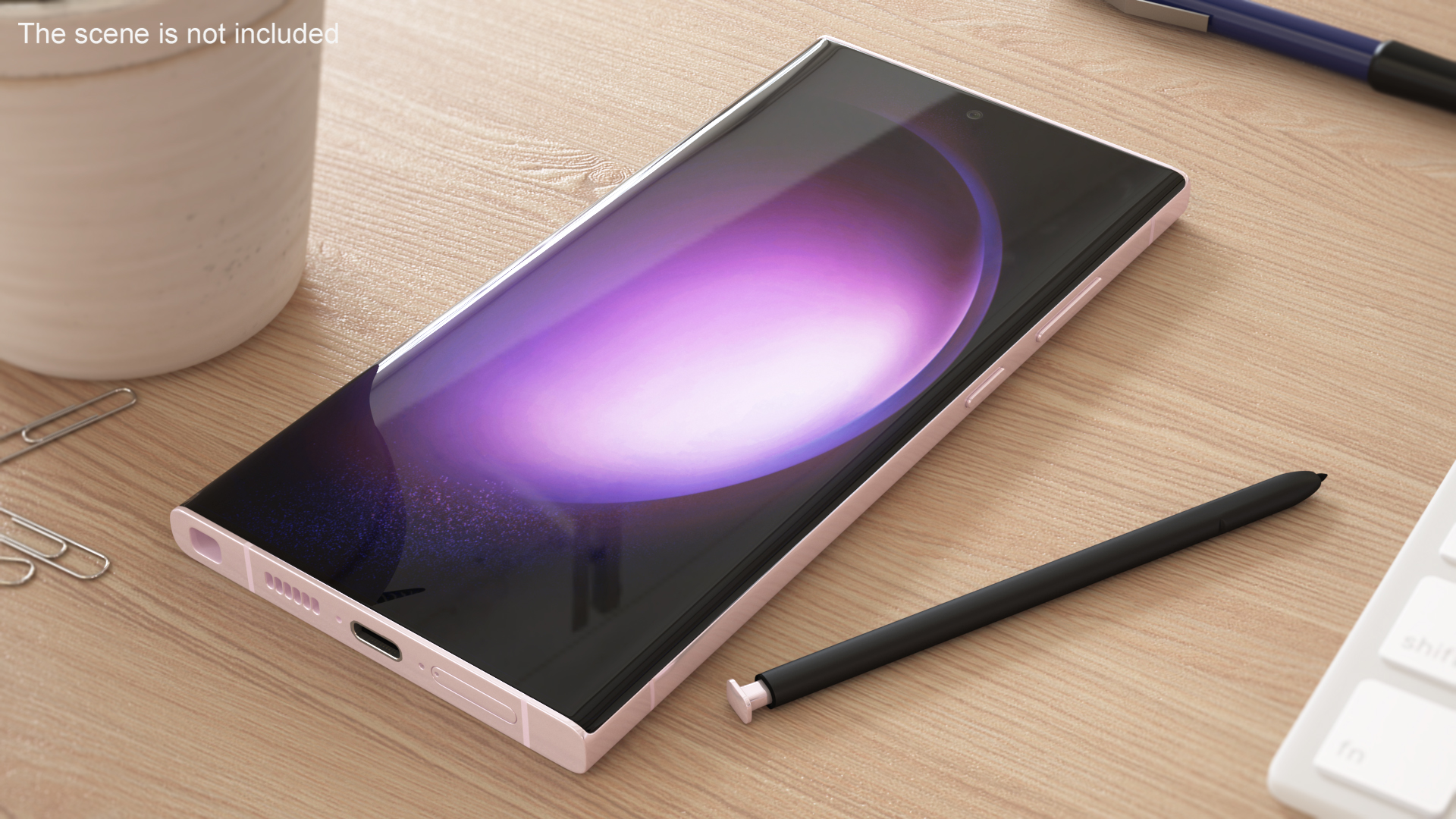 Flagship Smartphone Samsung Galaxy S23 Lavender 3D