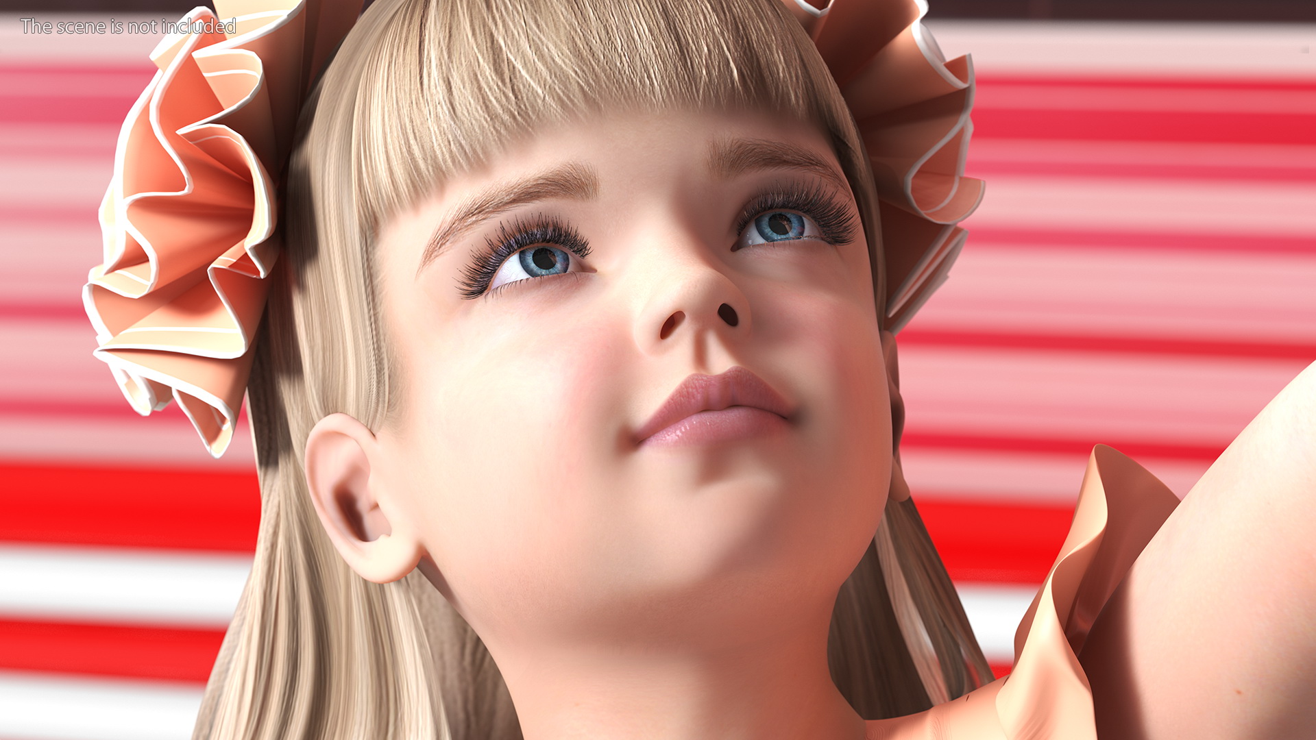 3D Dancing Child Girl model