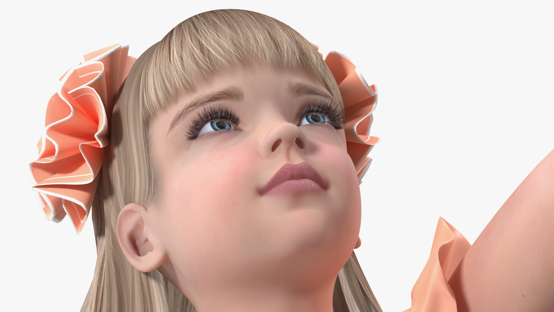3D Dancing Child Girl model