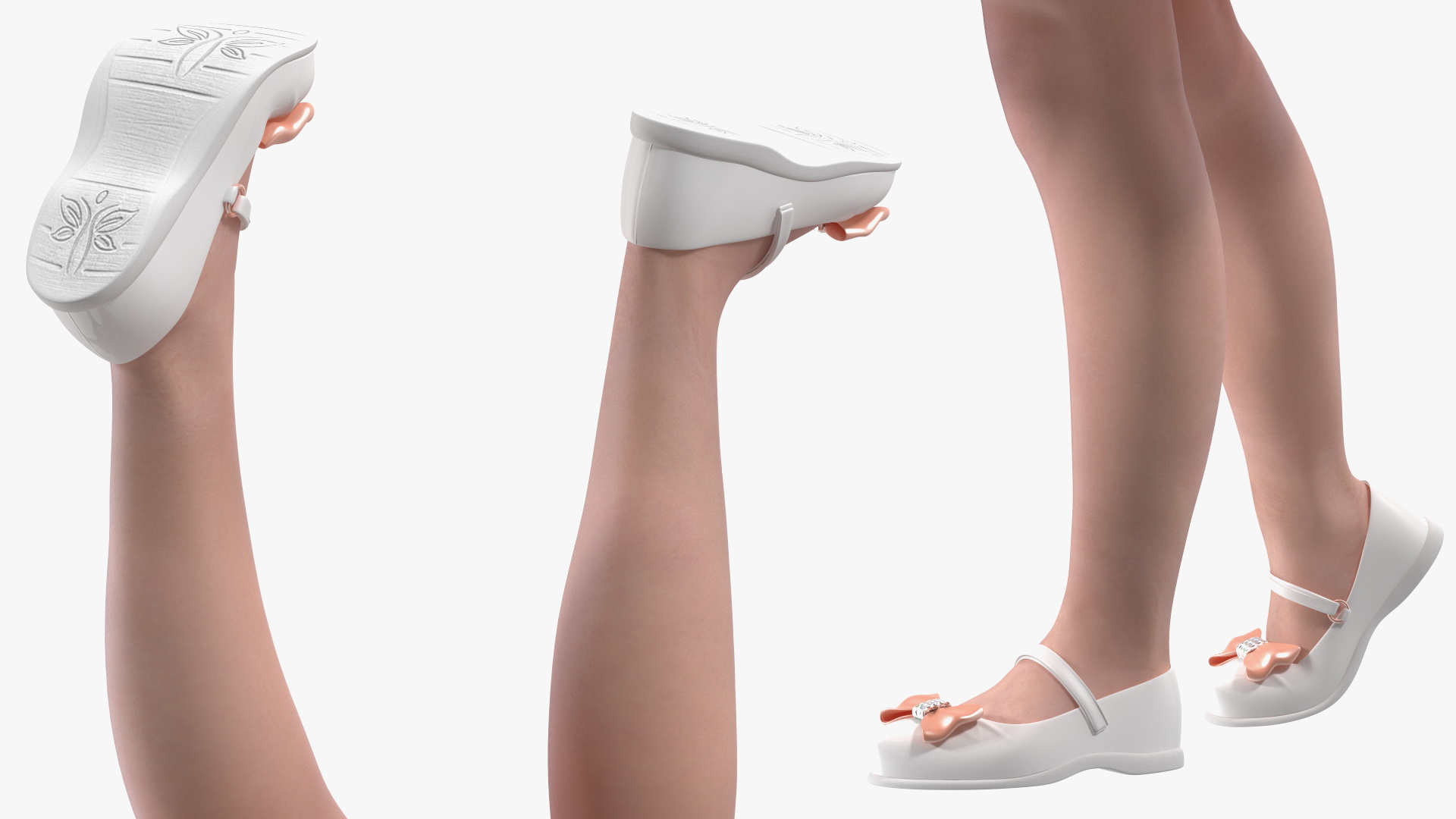 3D Dancing Child Girl model