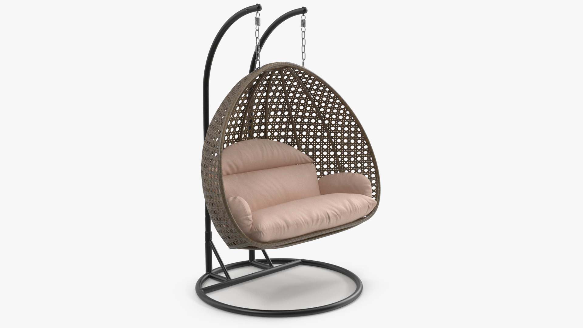 3D Hanging Egg Chair Beige model