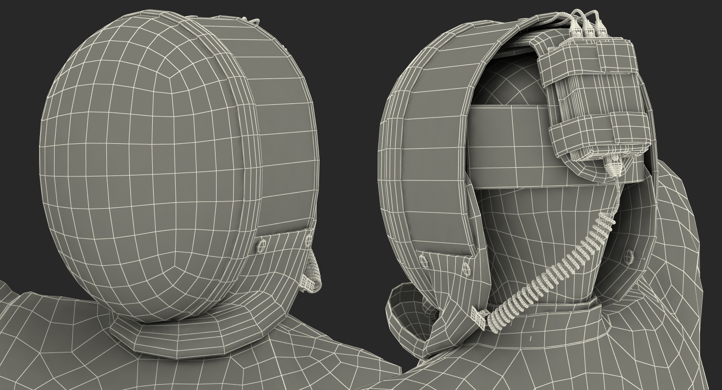 Fencer Defence Pose 3D model