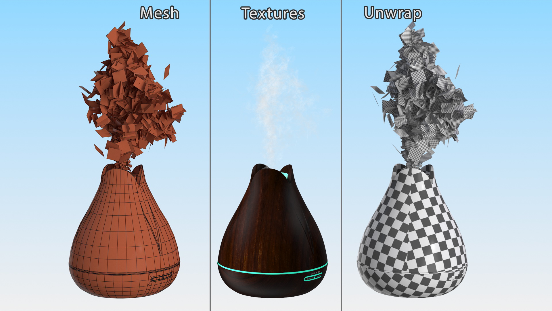 3D model Aroma Oil Diffuser Switched On