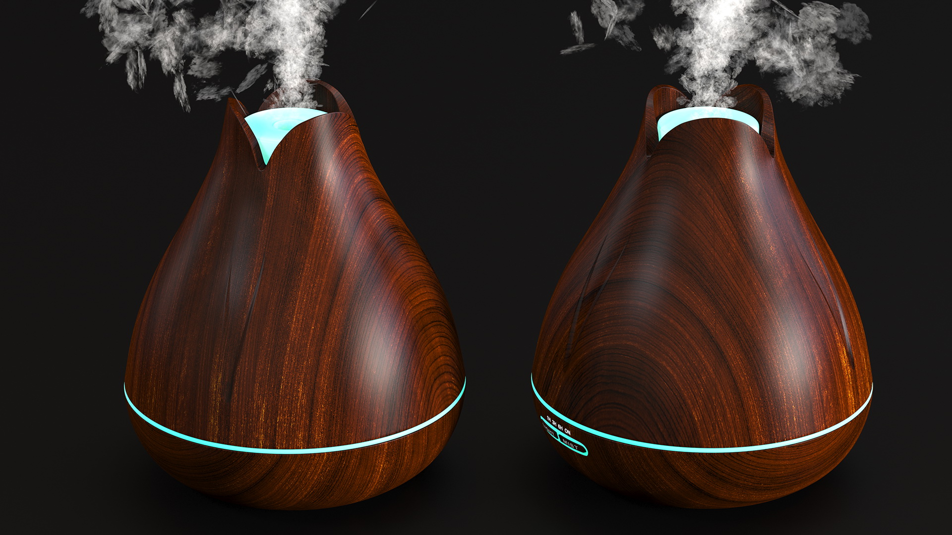 3D model Aroma Oil Diffuser Switched On