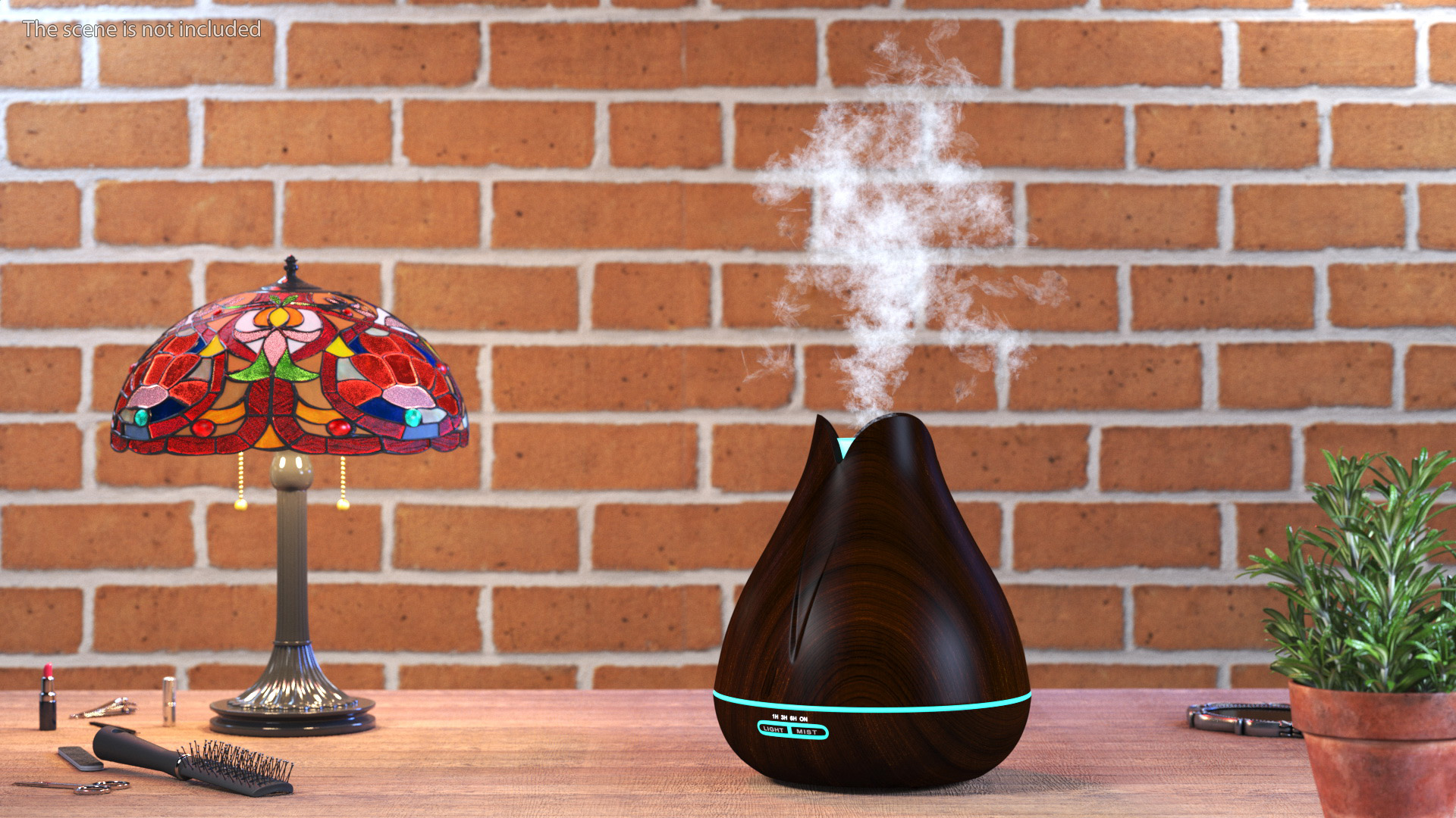3D model Aroma Oil Diffuser Switched On