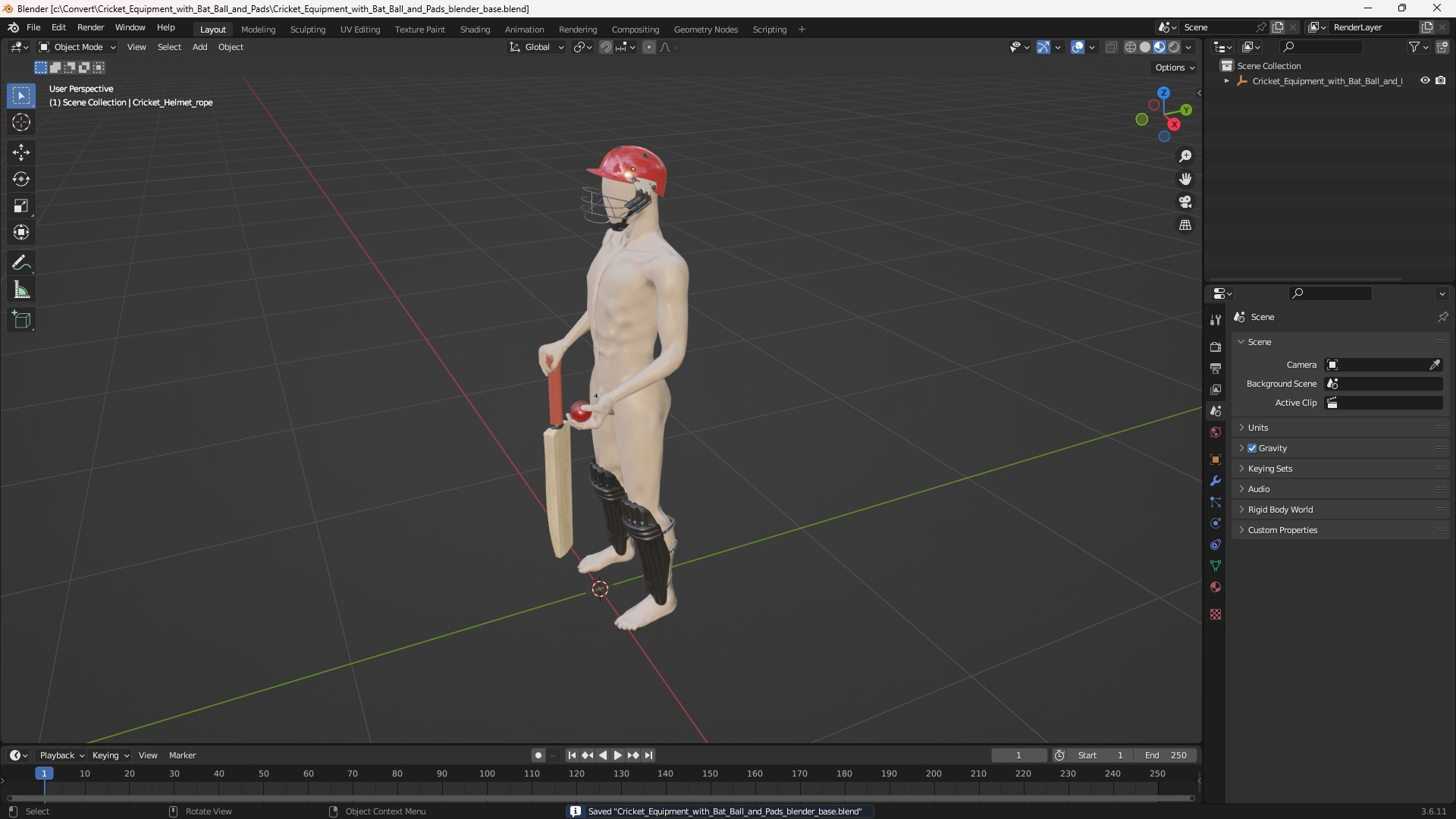 Cricket Equipment with Bat Ball and Pads - view 10