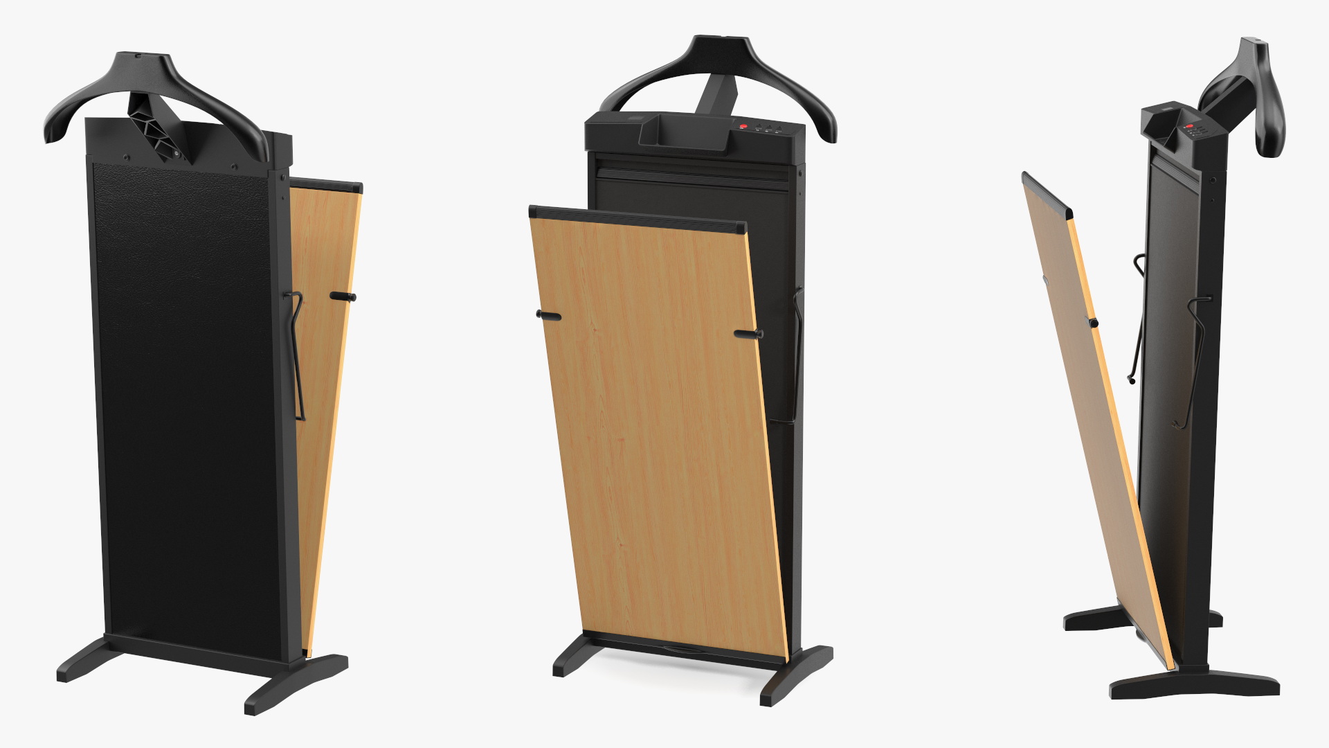 Trouser Press Light Wood Trim 3D model