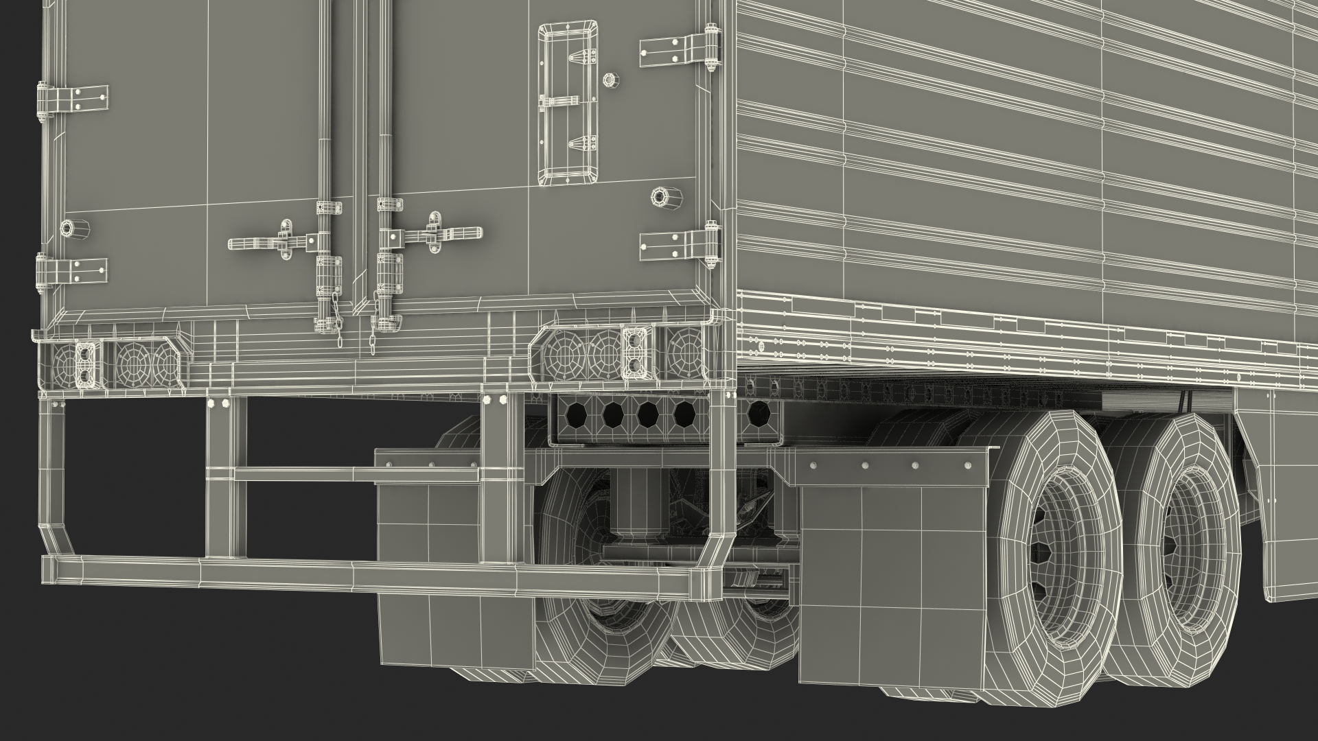 3D model Volvo VNL 860 Truck with Reefer Trailer Your Brand
