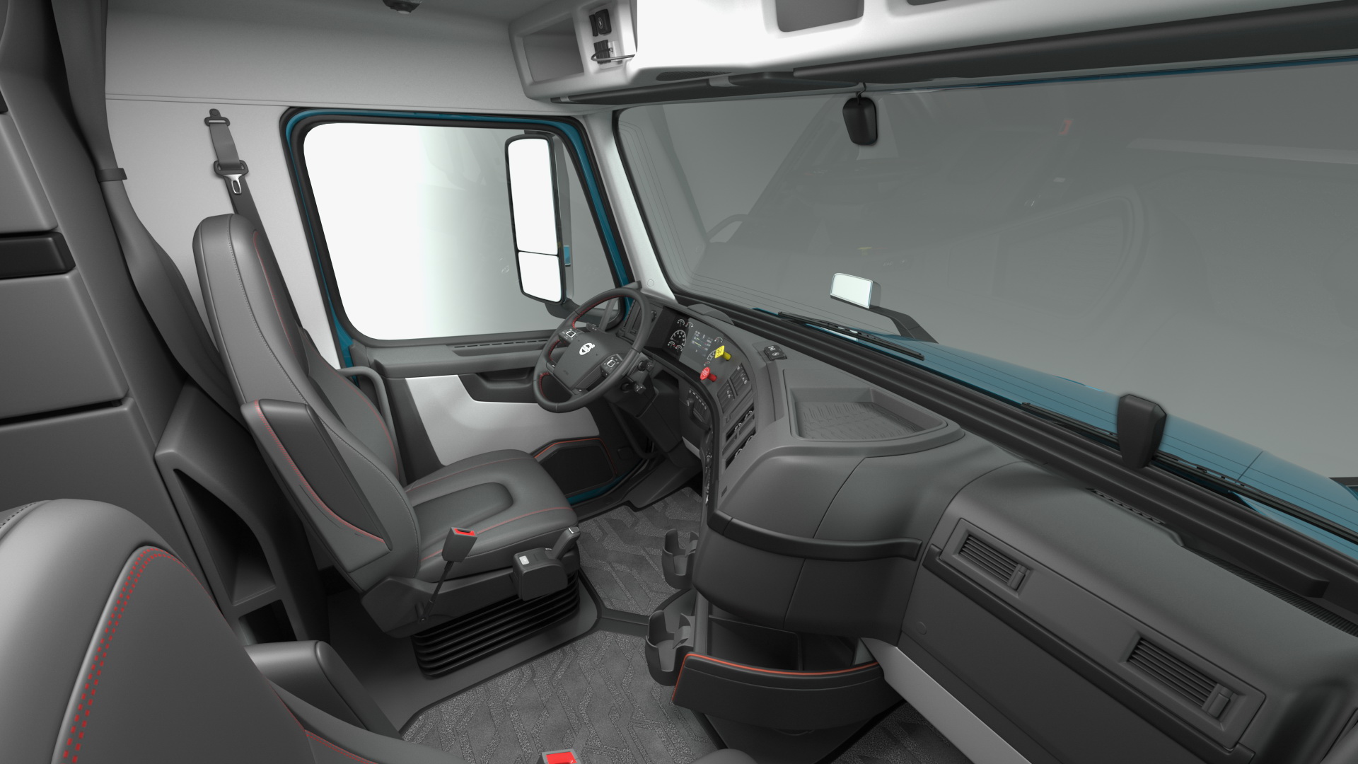 3D model Volvo VNL 860 Truck with Reefer Trailer Your Brand