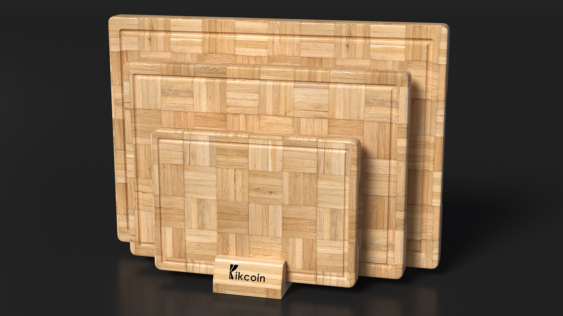 3D model Kitchen Cutting Boards with Holder Light