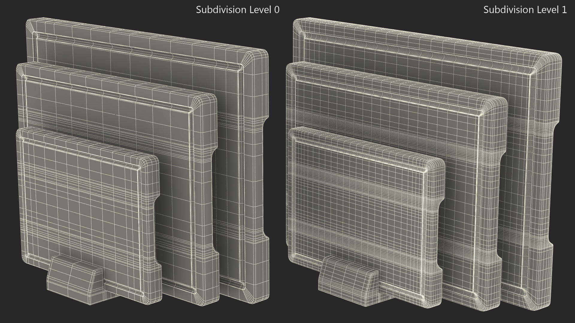 3D model Kitchen Cutting Boards with Holder Light