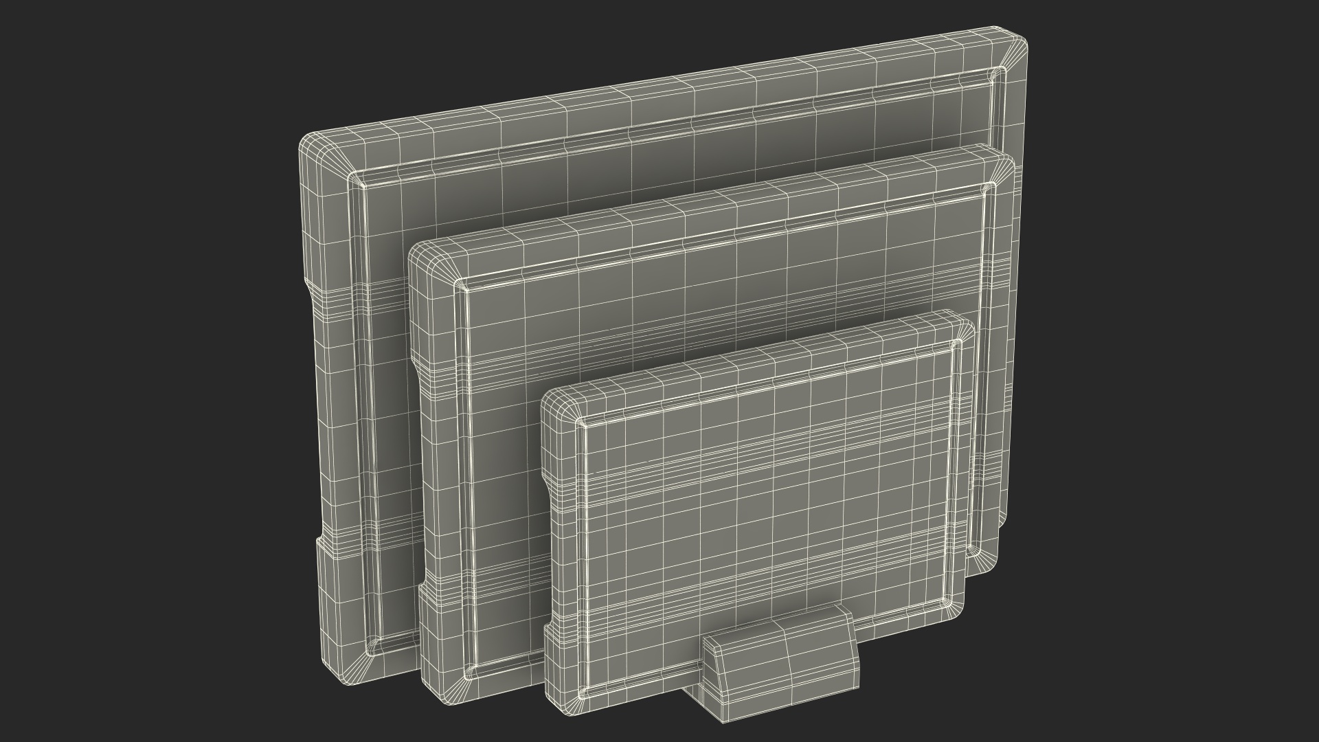 3D model Kitchen Cutting Boards with Holder Light