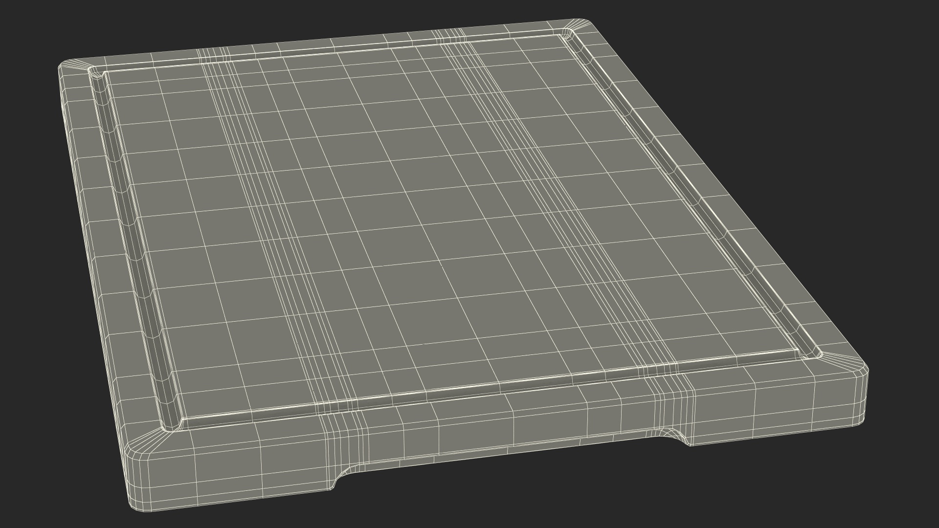 3D model Kitchen Cutting Boards with Holder Light