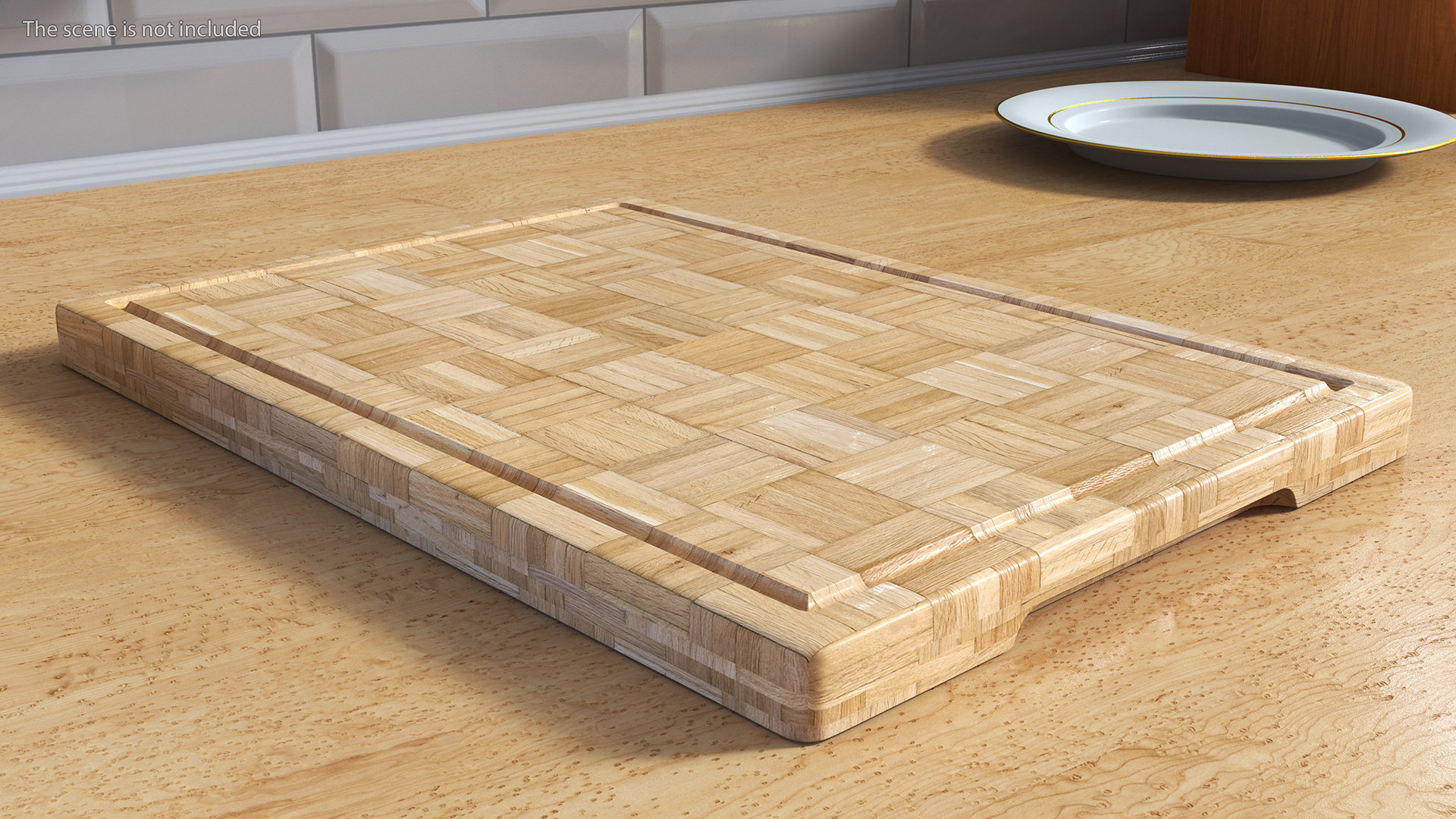 3D model Kitchen Cutting Boards with Holder Light