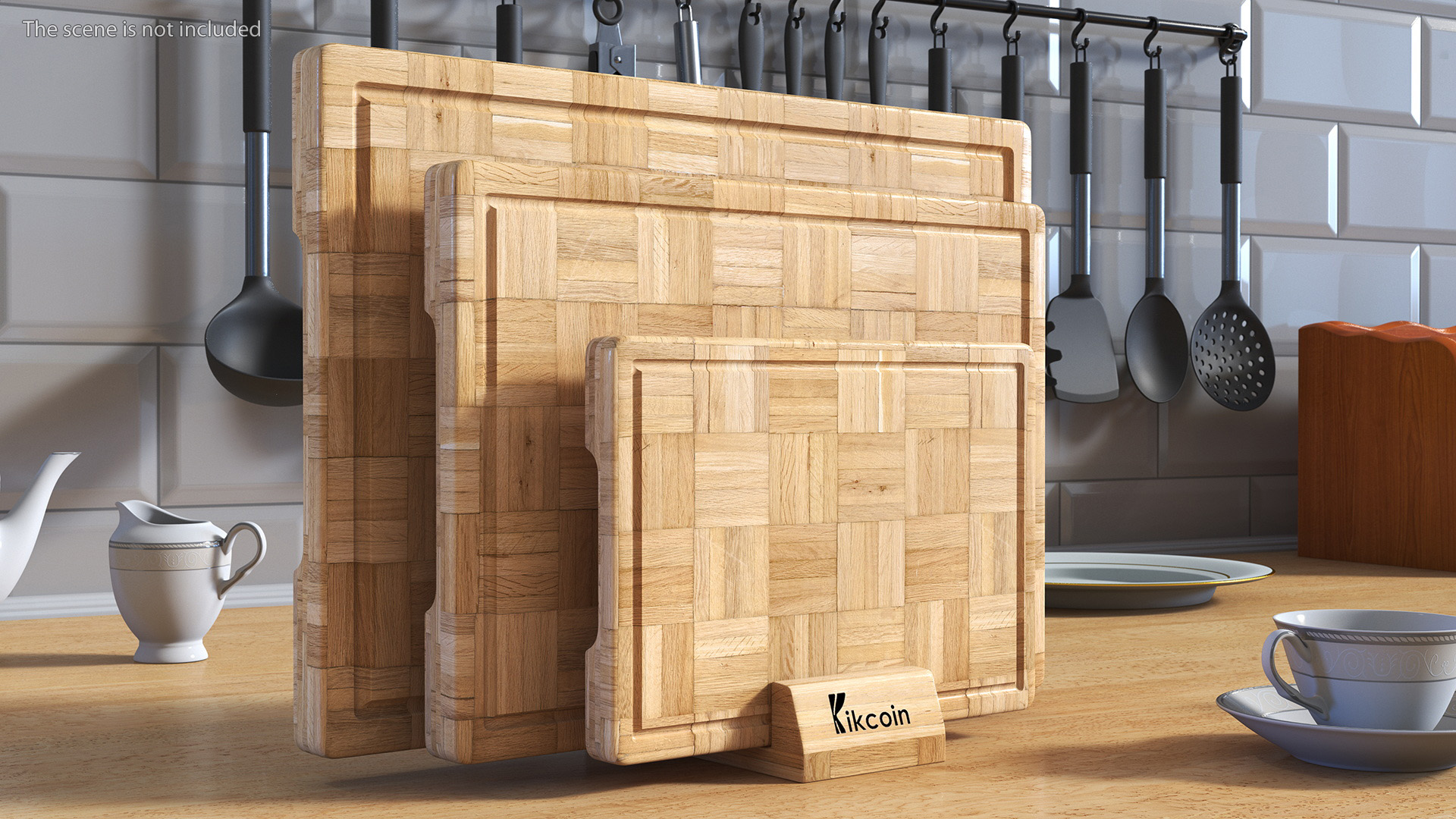 3D model Kitchen Cutting Boards with Holder Light