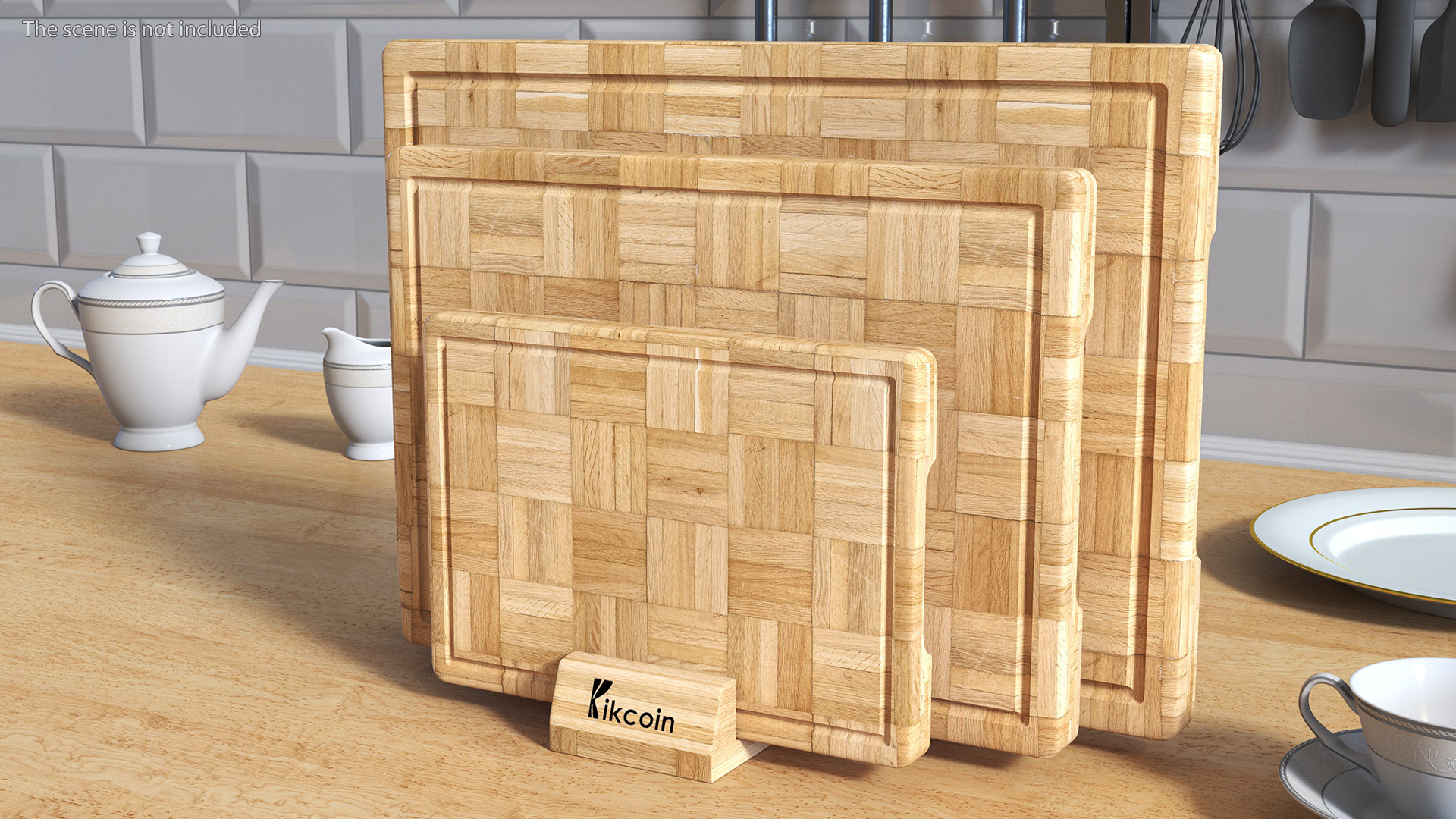 3D model Kitchen Cutting Boards with Holder Light