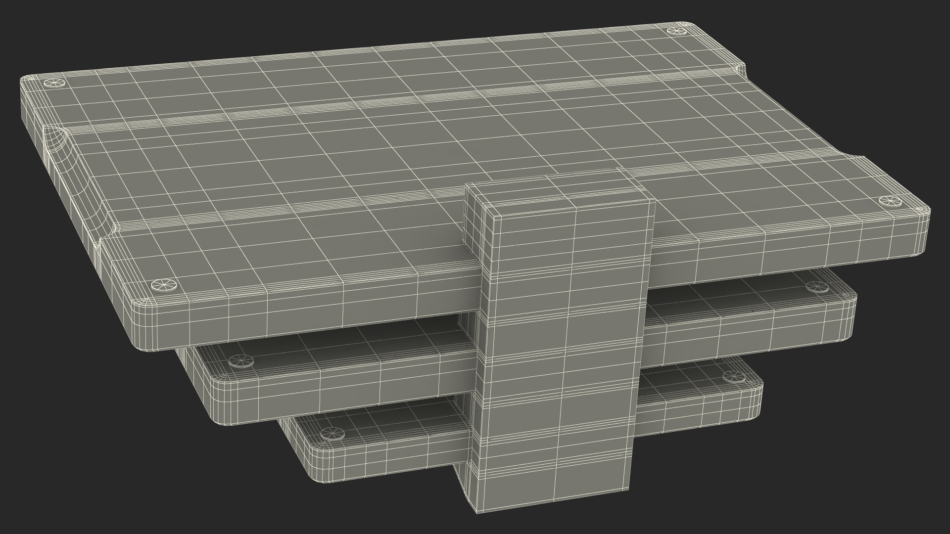 3D model Kitchen Cutting Boards with Holder Light