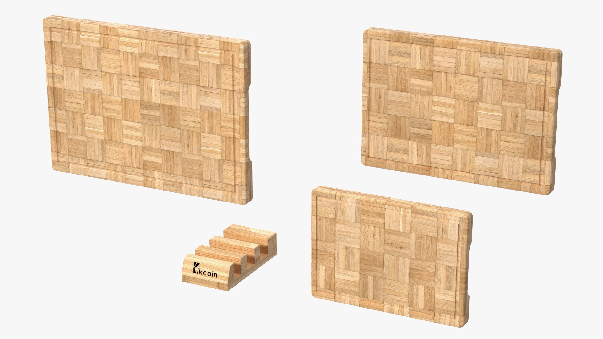 3D model Kitchen Cutting Boards with Holder Light