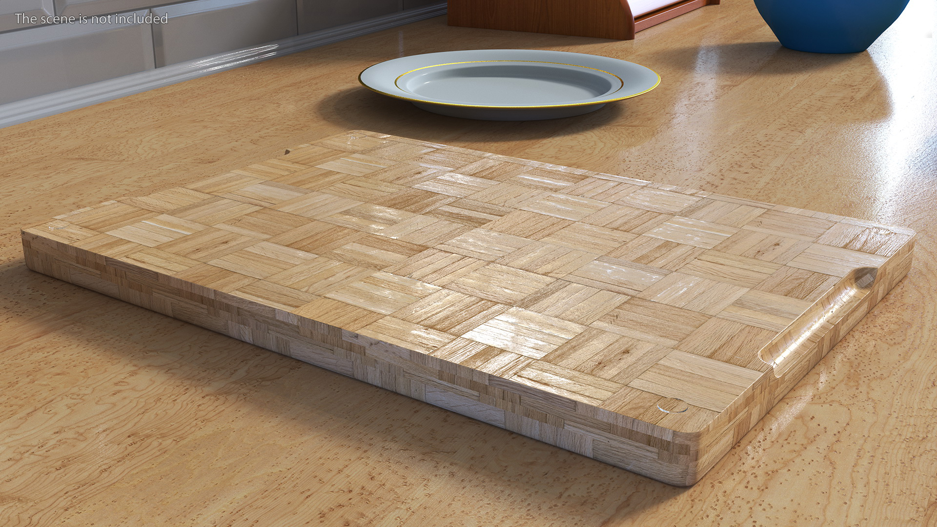 3D model Kitchen Cutting Boards with Holder Light