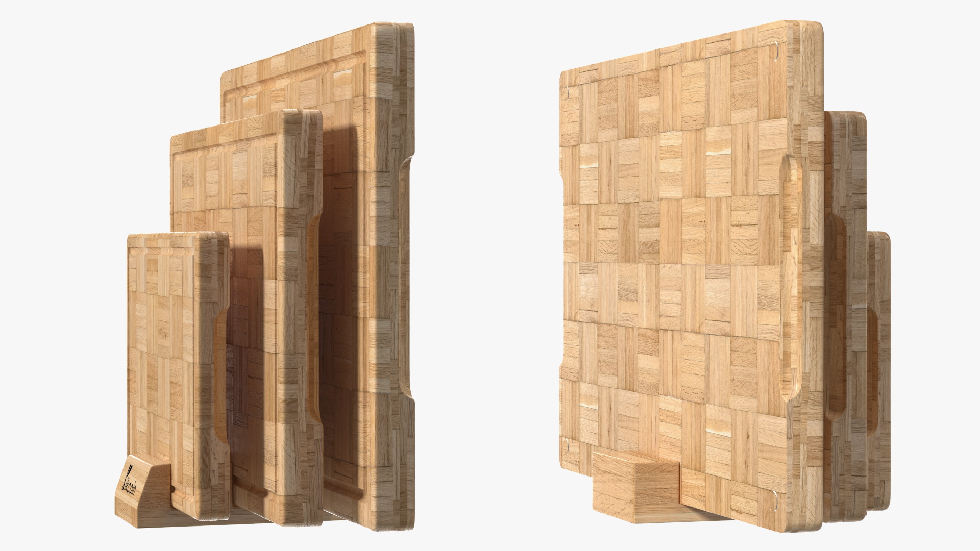 3D model Kitchen Cutting Boards with Holder Light