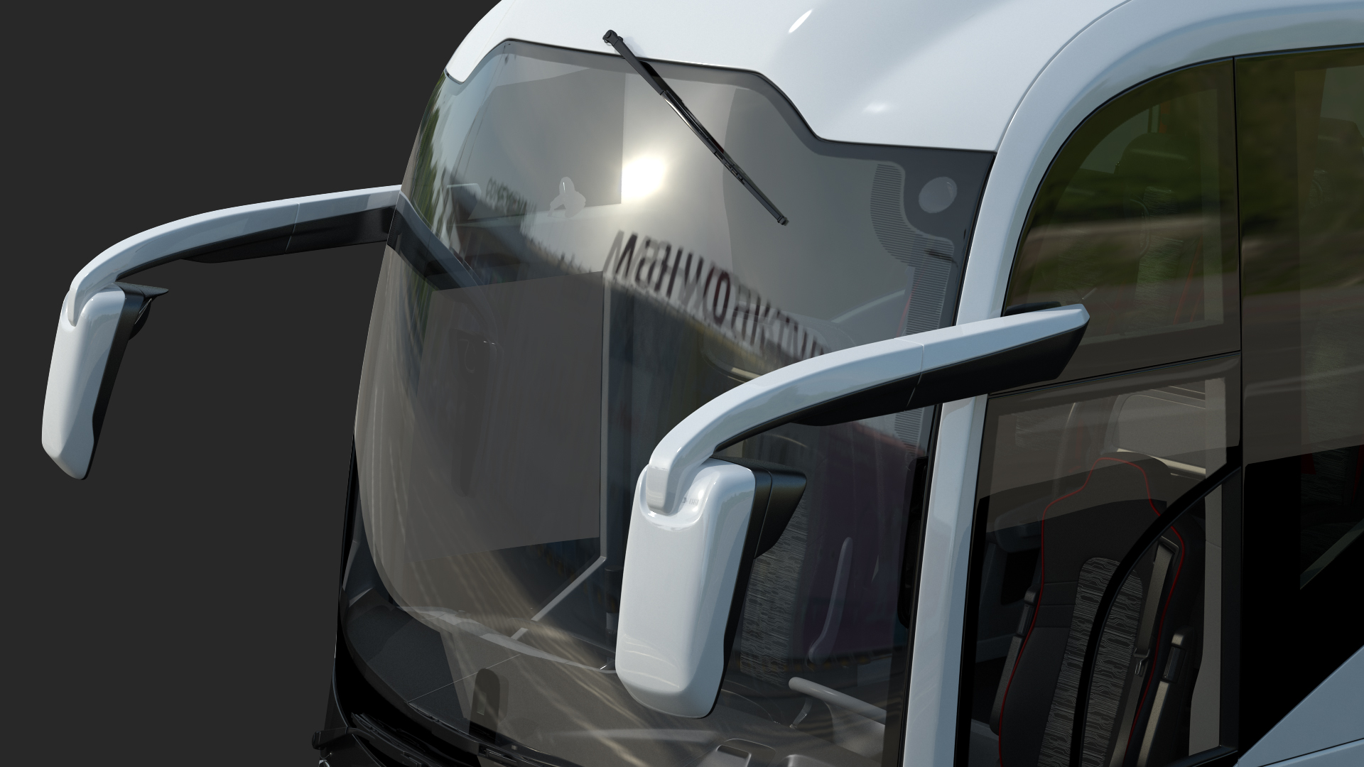 3D Luxury Coach Tour Bus Rigged model