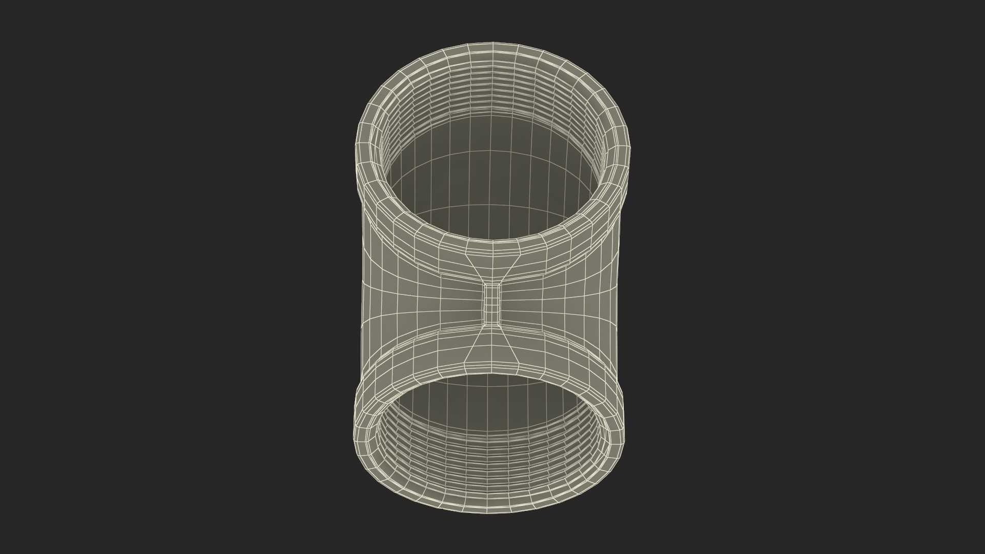 Fitting 90-Degree Elbow SS304 3D model