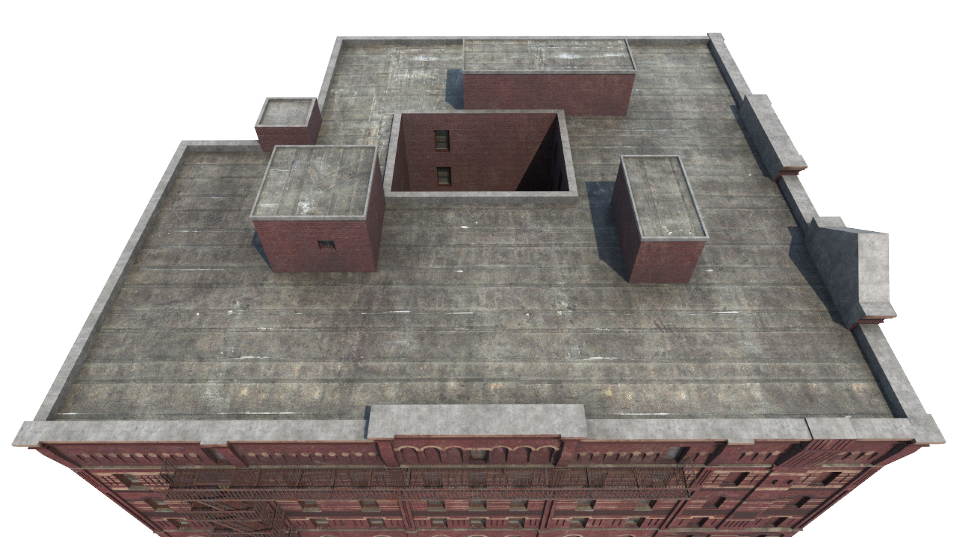 3D Historic New York Residential Building model