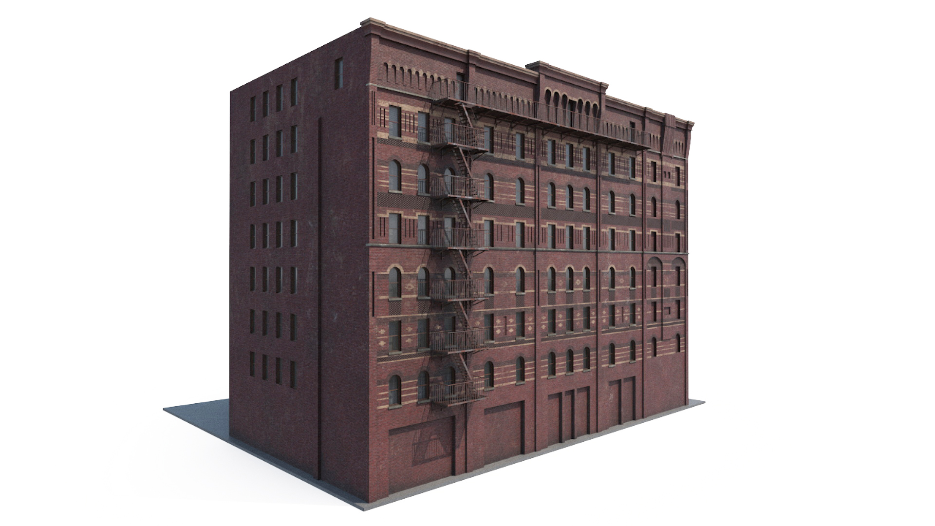 3D Historic New York Residential Building model