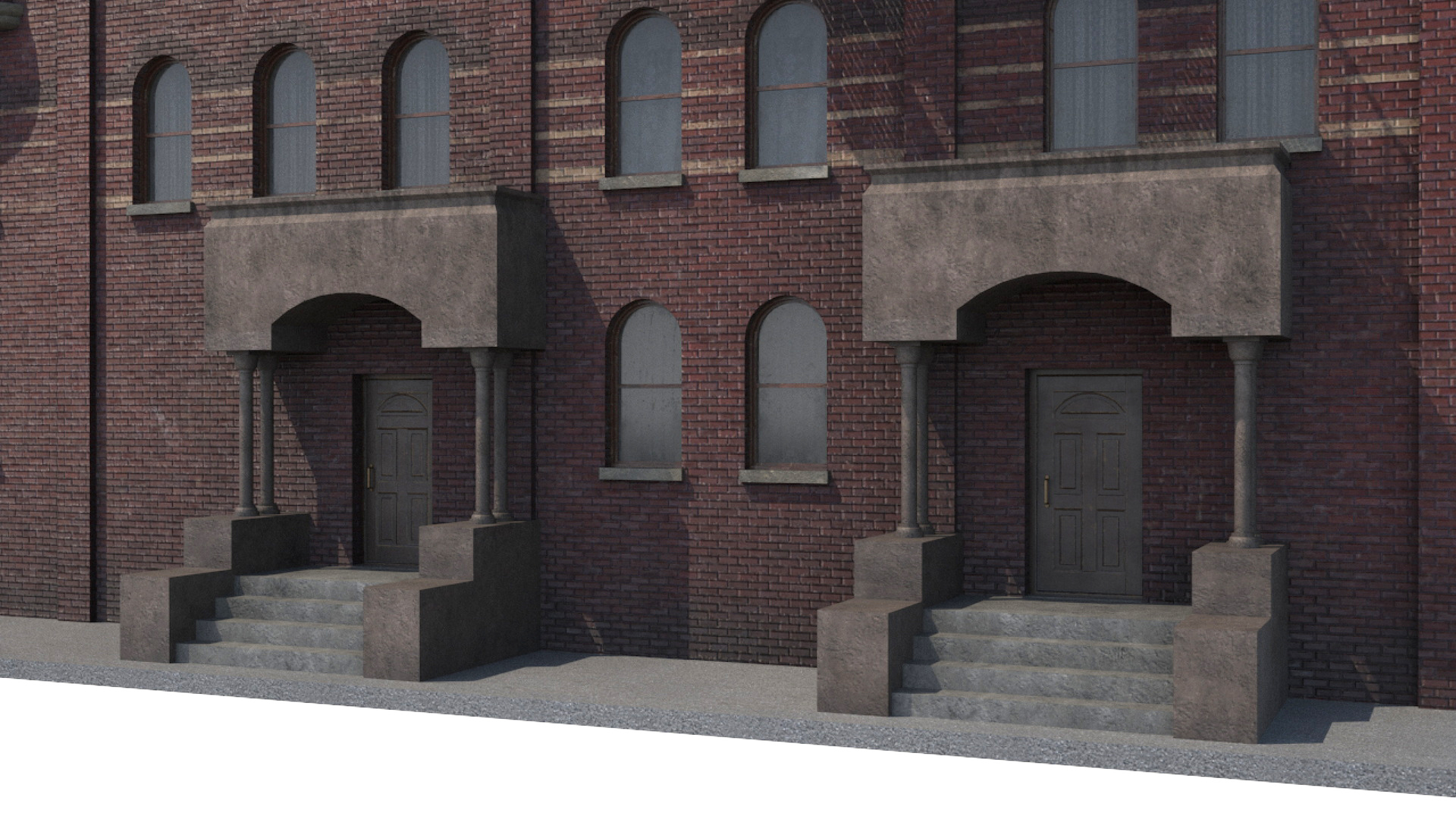 3D Historic New York Residential Building model