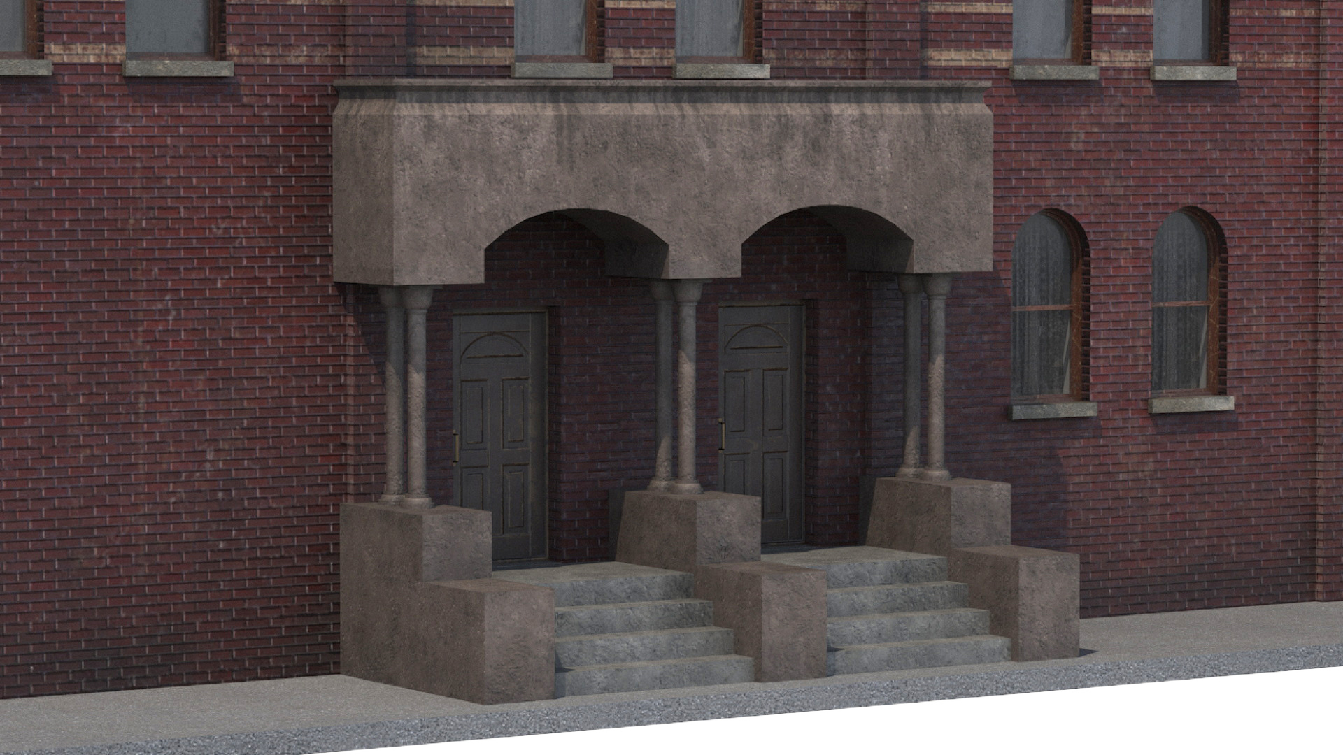 3D Historic New York Residential Building model