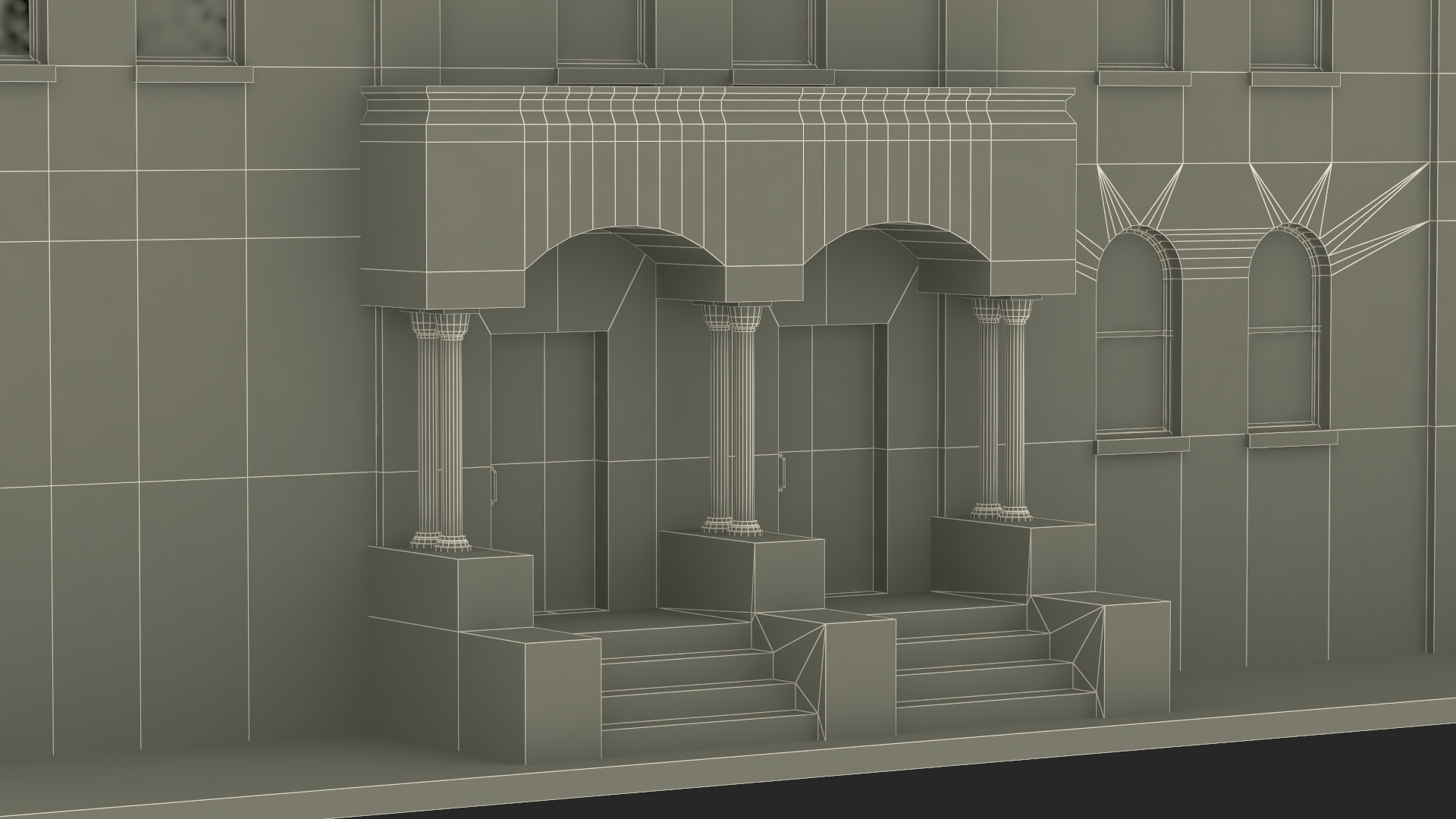 3D Historic New York Residential Building model