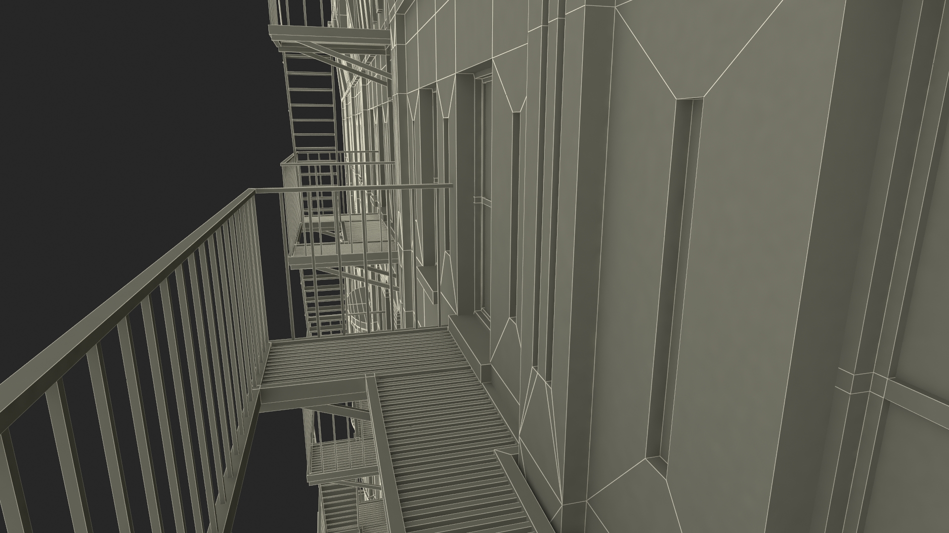 3D Historic New York Residential Building model