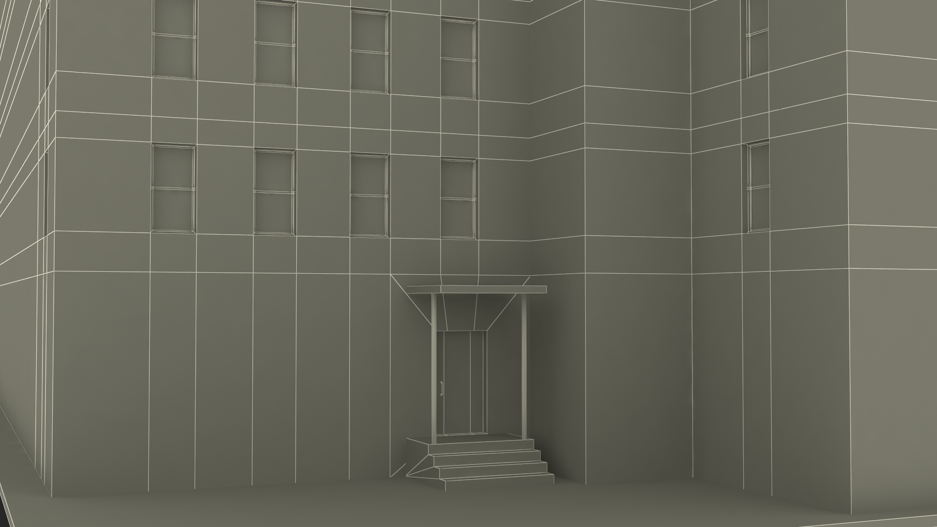 3D Historic New York Residential Building model