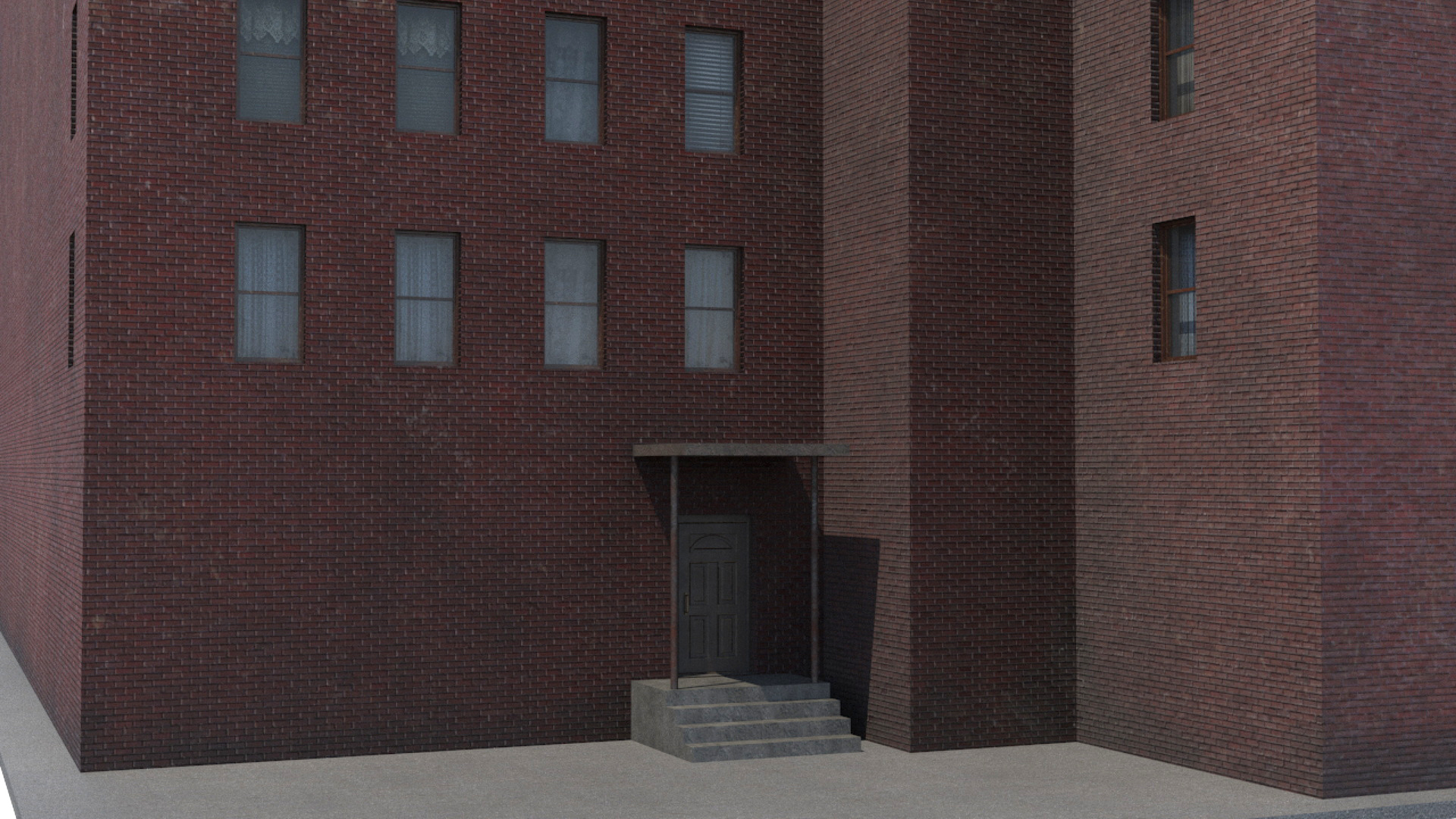 3D Historic New York Residential Building model