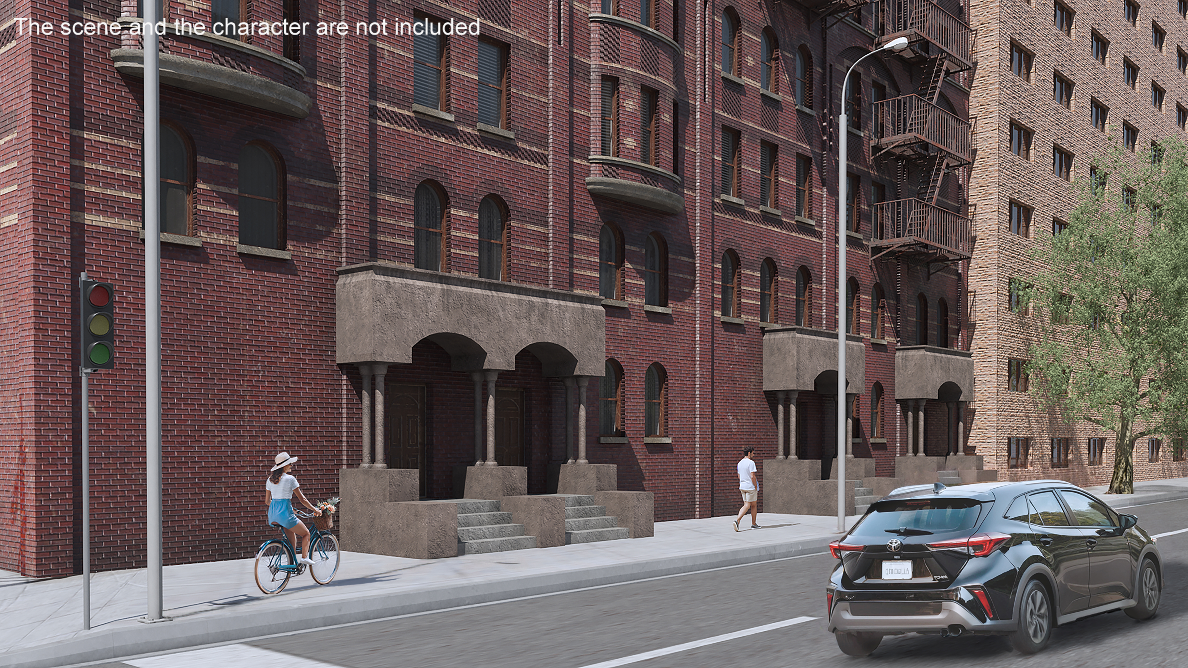 3D Historic New York Residential Building model