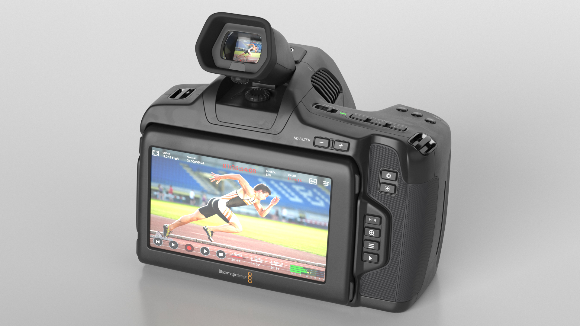 Cinema Camera Blackmagic Design 6K Pro Light On 3D