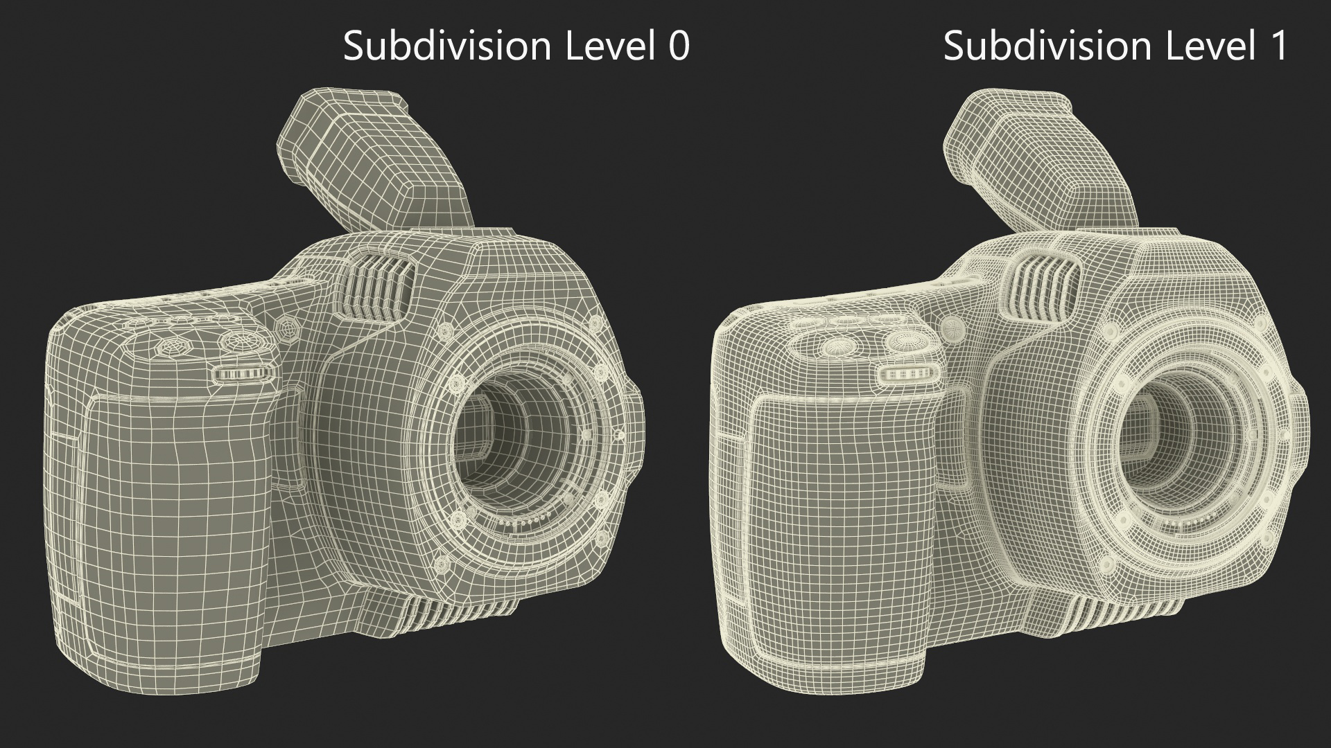 Cinema Camera Blackmagic Design 6K Pro Light On 3D