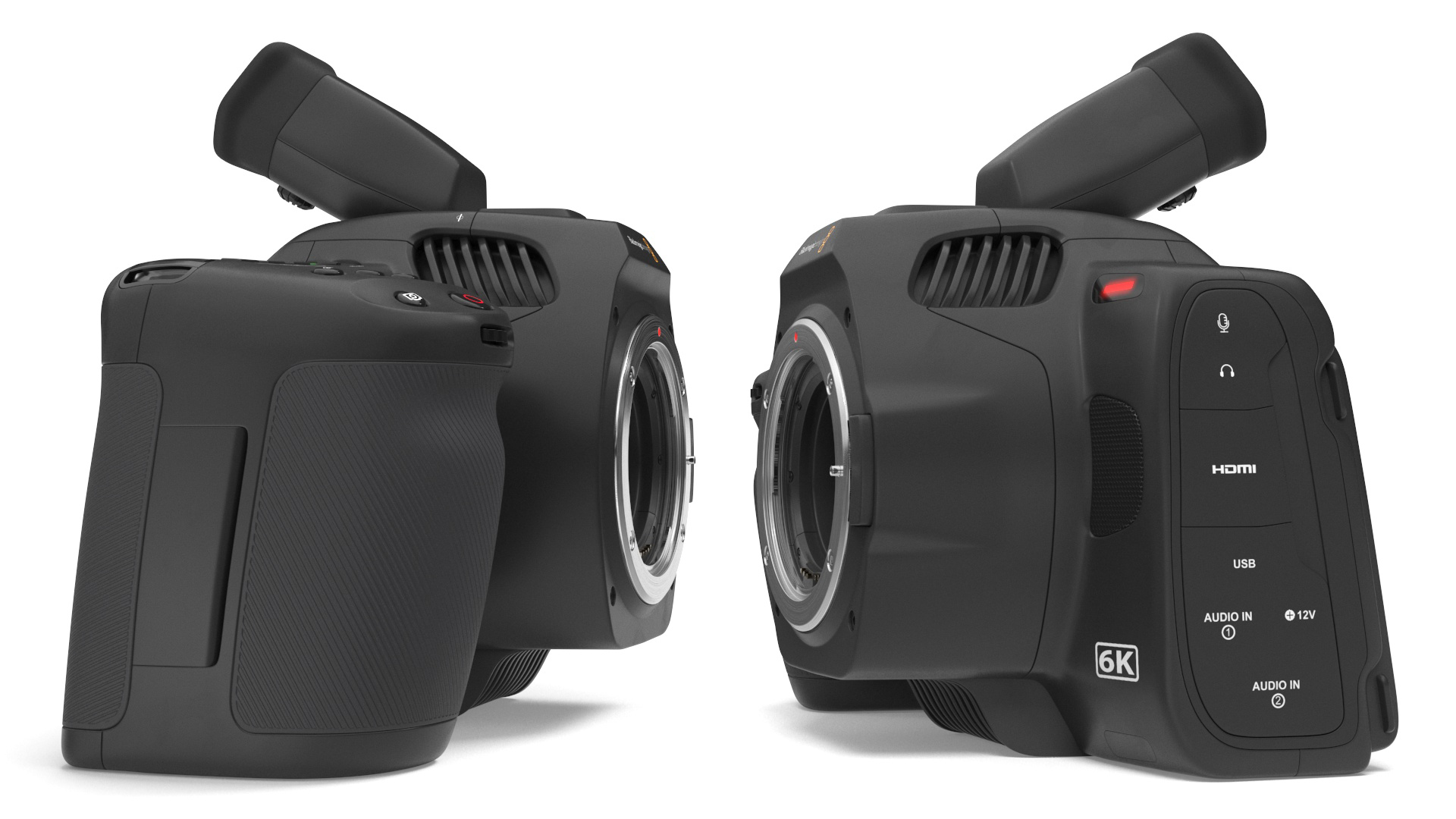 Cinema Camera Blackmagic Design 6K Pro Light On 3D