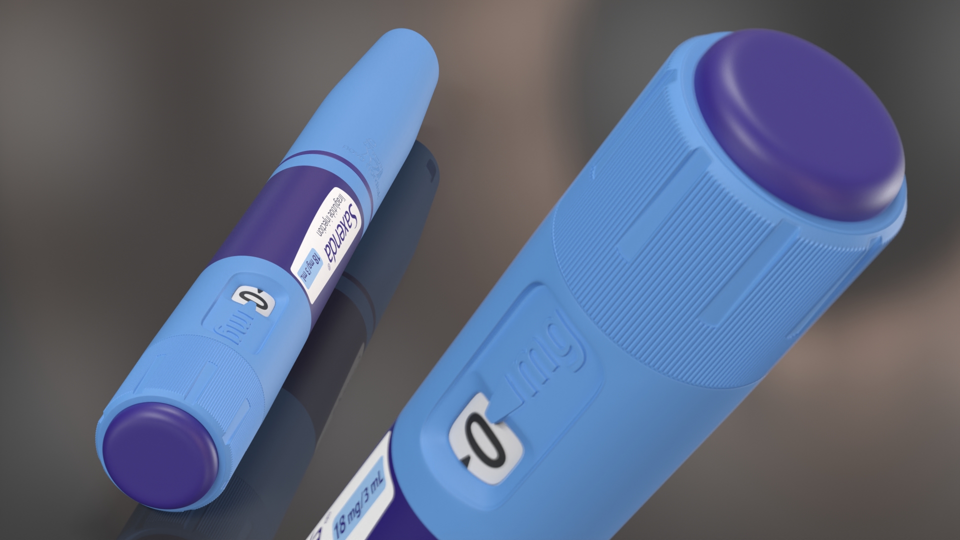 Saxenda Liraglutide Injection Pen Blue Purple - view 3