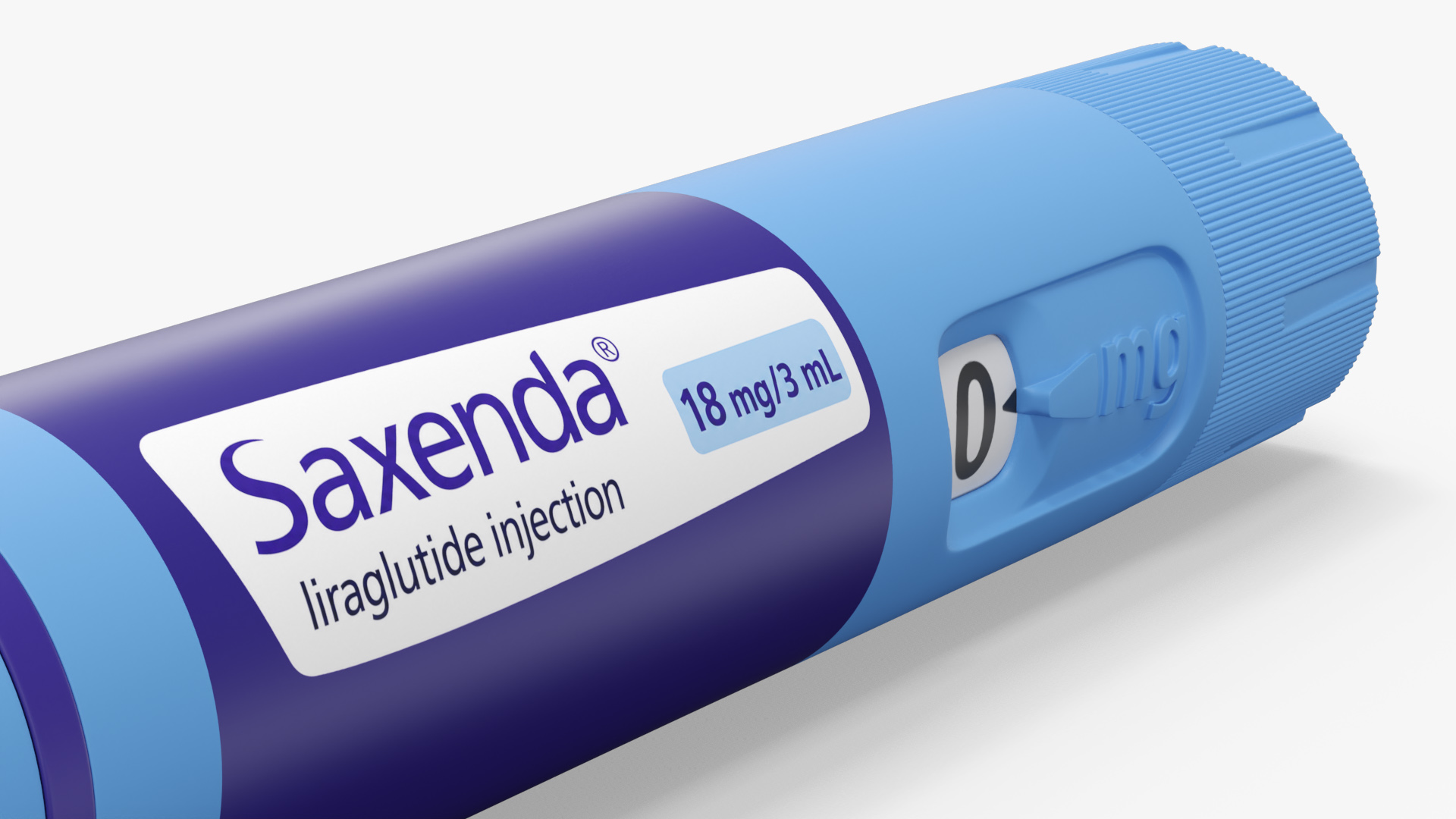 Saxenda Liraglutide Injection Pen Blue Purple - view 6