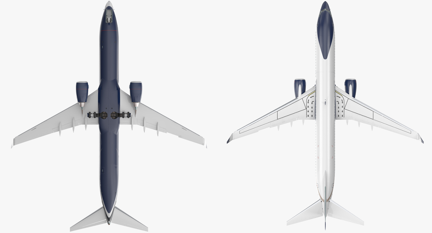 Boeing 737 900 Generic Rigged 3D model
