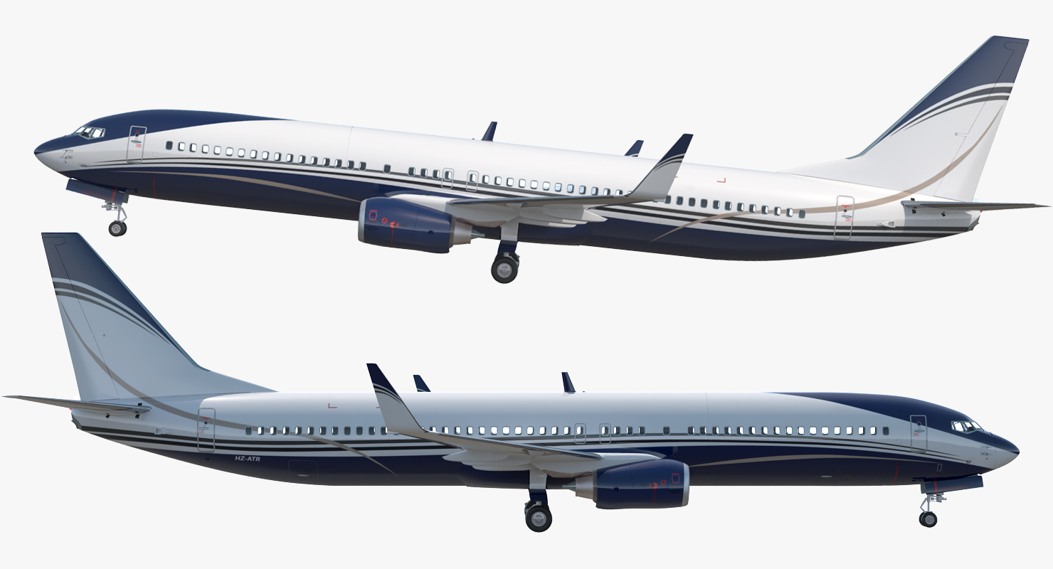 Boeing 737 900 Generic Rigged 3D model