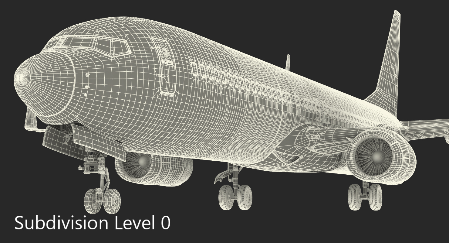Boeing 737 900 Generic Rigged 3D model