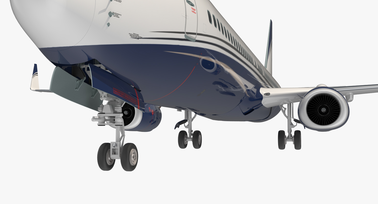Boeing 737 900 Generic Rigged 3D model