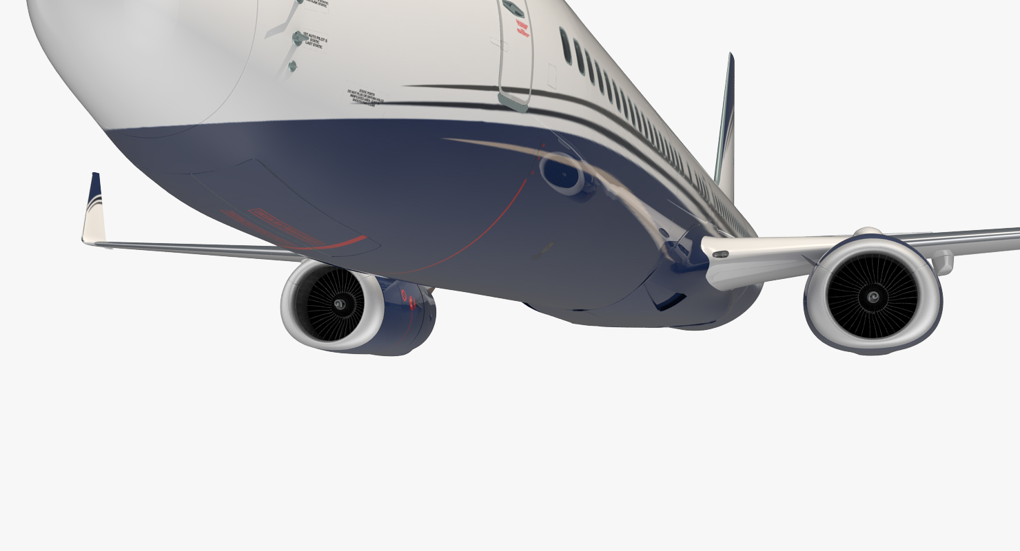 Boeing 737 900 Generic Rigged 3D model
