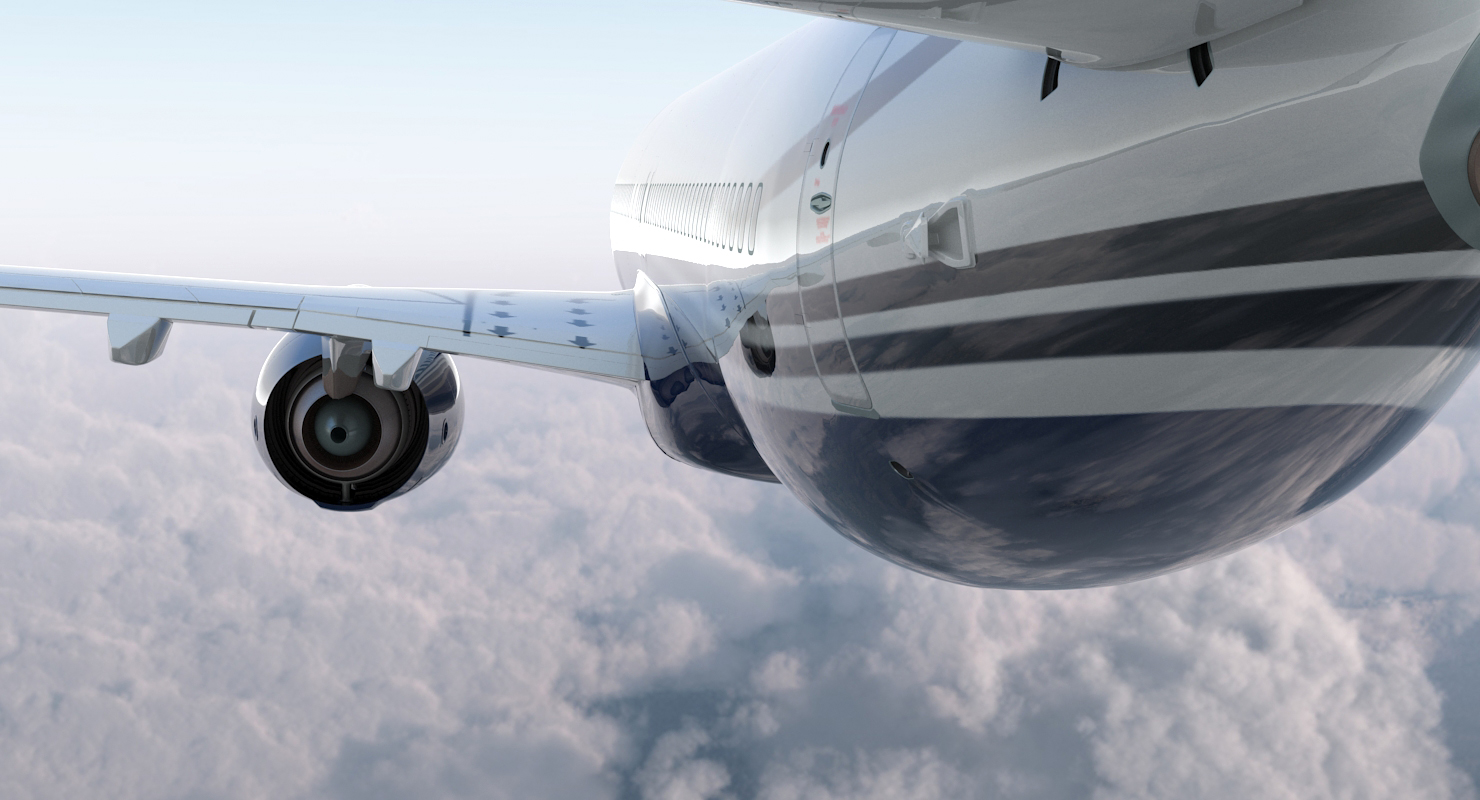 Boeing 737 900 Generic Rigged 3D model