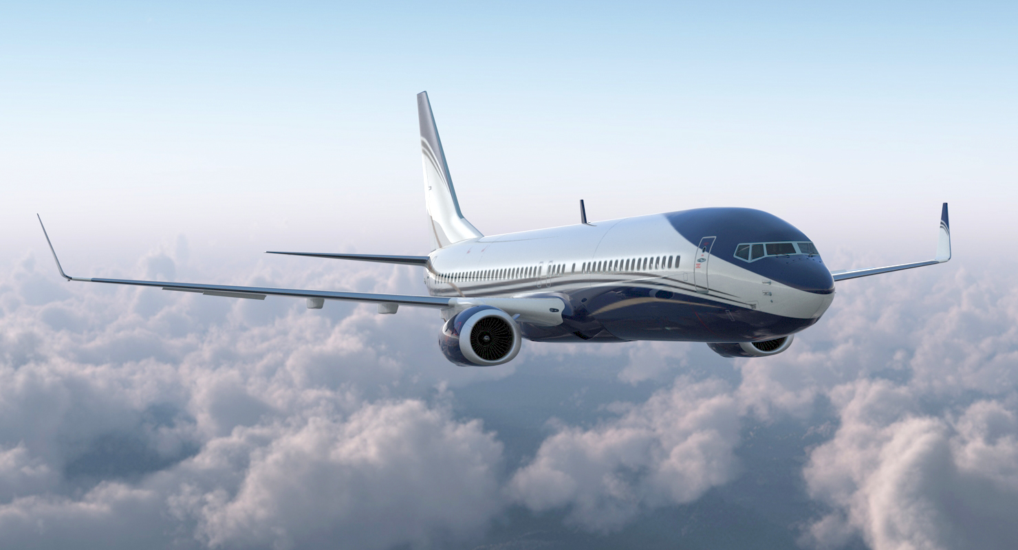 Boeing 737 900 Generic Rigged 3D model