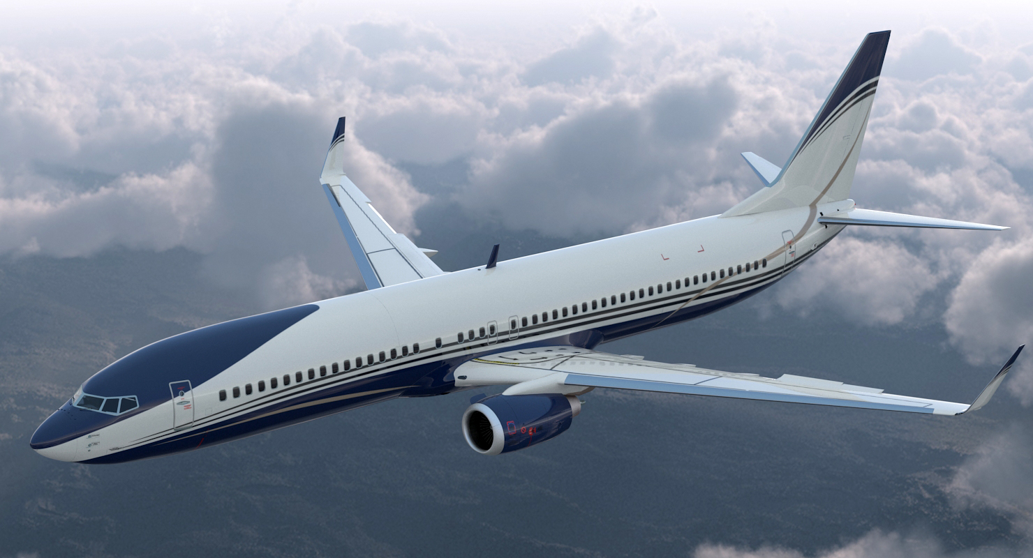 Boeing 737 900 Generic Rigged 3D model