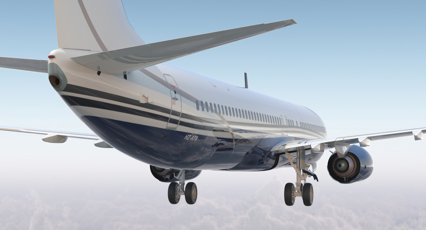 Boeing 737 900 Generic Rigged 3D model