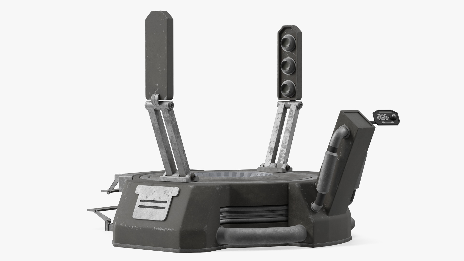 3D model Sci Fi Teleport Machine is Off